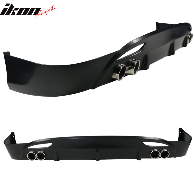 Fits 10-14 Hyundai Elantra Sonata Genesis Coupe OE Style Rear Bumper Diffuser PP