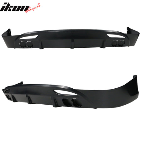 Fits 10-14 Hyundai Elantra Sonata Genesis Coupe OE Style Rear Bumper Diffuser PP