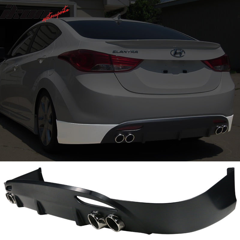 2010-2014 Hyundai Elantra Avante MD Rear Bumper Lip Diffuser PP