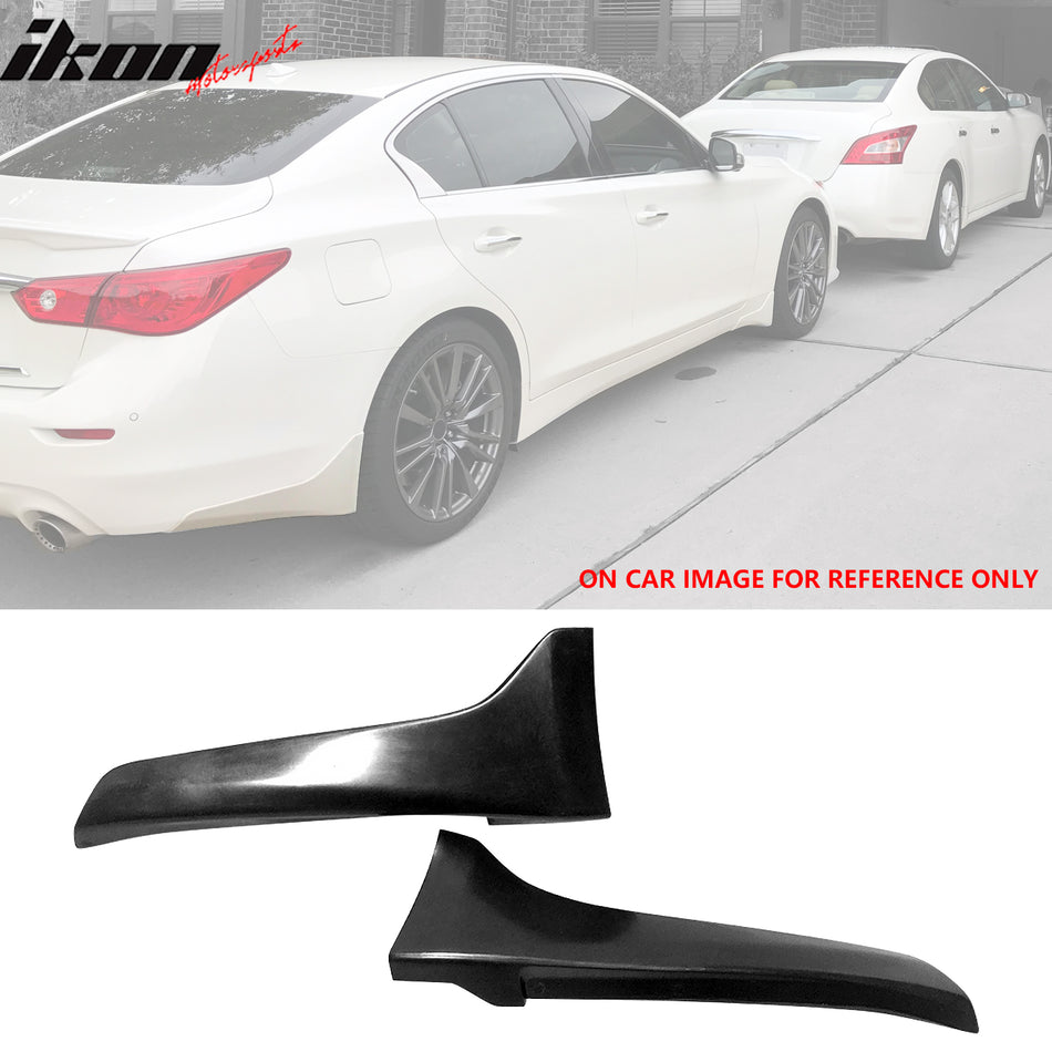 2014-2017 INFINITI Q50 OE Style Rear Lip Corner Aprons Guards PU