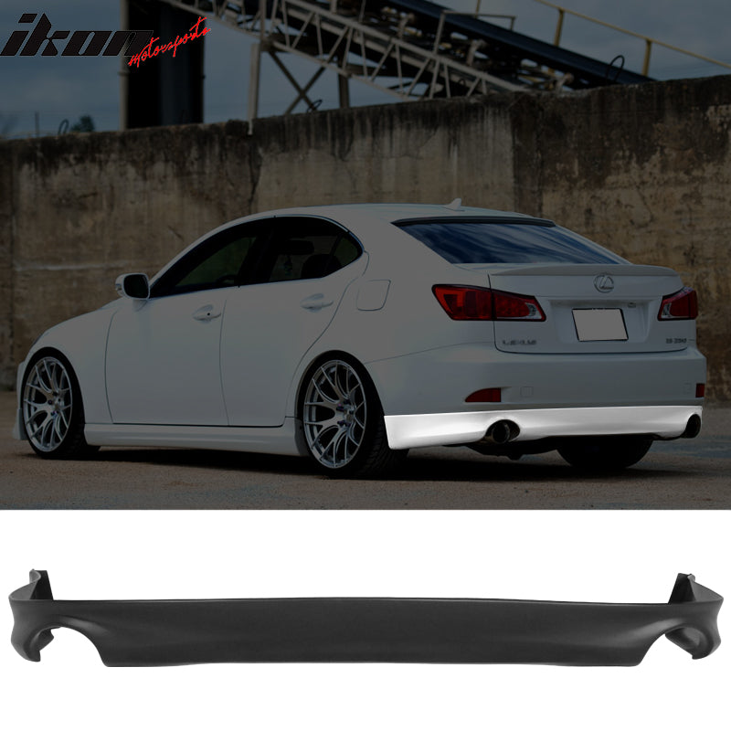 2006-2012 Lexus IS250 IS350 OEM Style Matte Black Rear Bumper Lip PP