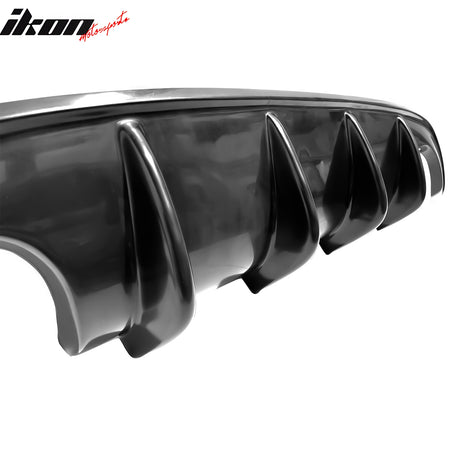 For 09-15 Mazda MX-5 Miata NC NC2 MDA Style Rear Bumper Lip Diffuser W/ 4-Fin PU