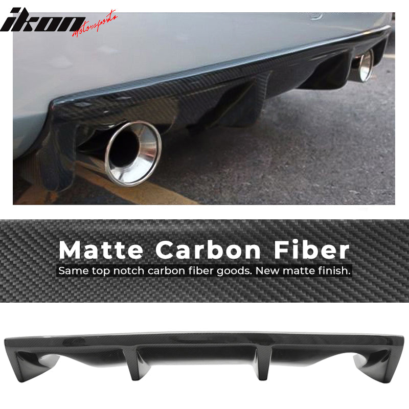 2003-2008 Nissan Fairlady Z Z33 350Z Rear Bumper Lip Matte Carbon CF