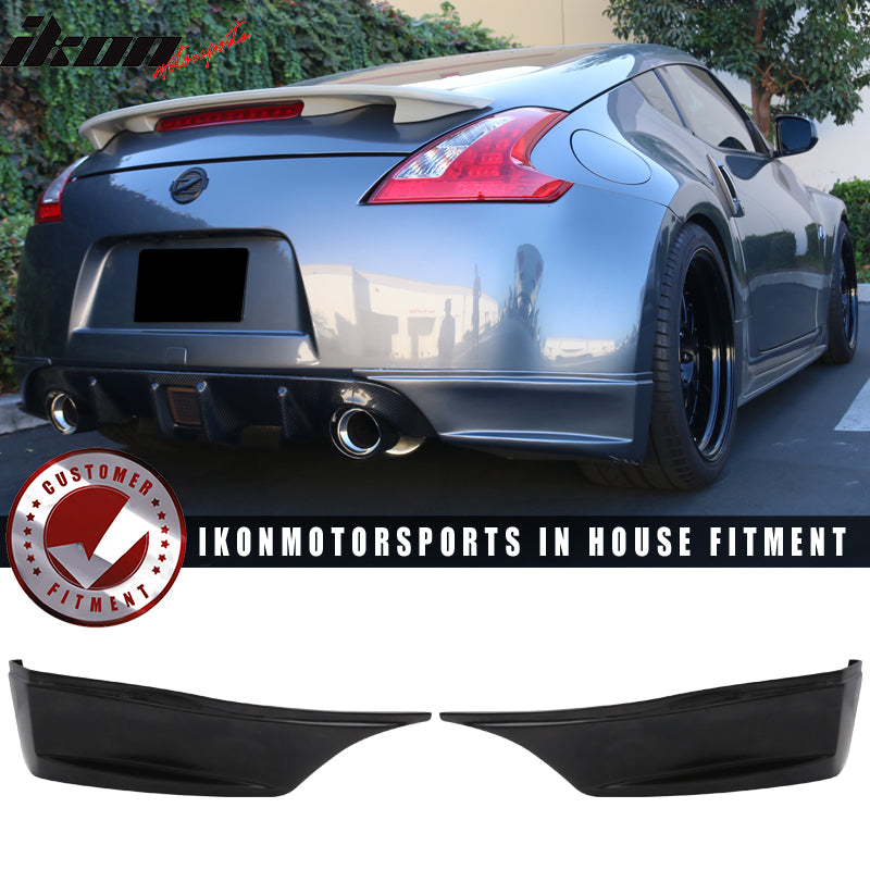 2009-2020 Nissan 370Z SS Style Unpainted Rear Bumper Lip Aprons PU