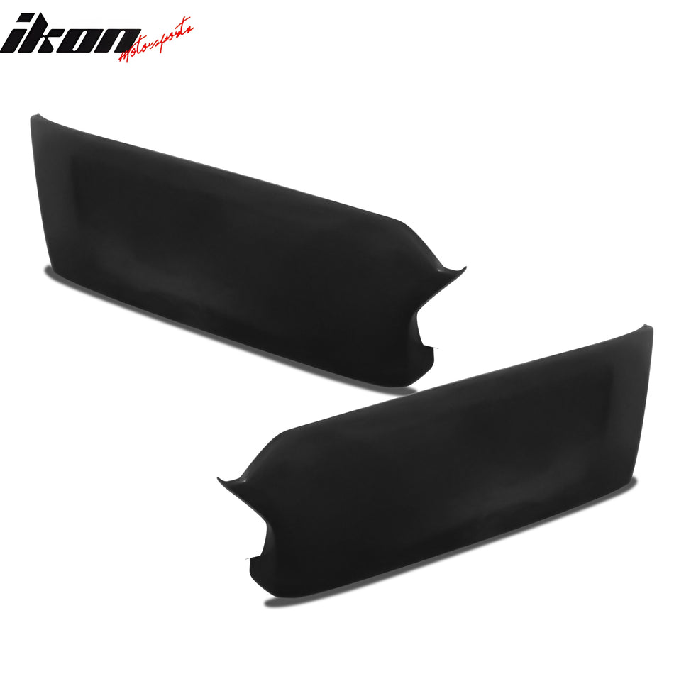 2019-2022 Nissan Maxima Rear Bumper Lip Aprons Unpainted Black PU