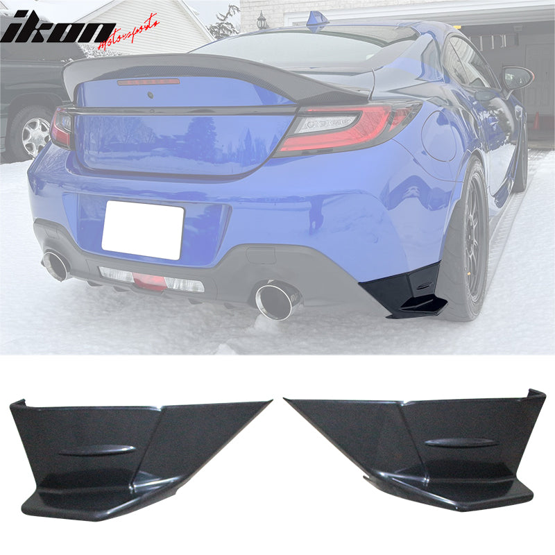 2022-2024 Subaru BRZ Toyota GR86 STI Style Rear Bumper Side Apron PP