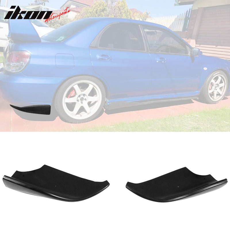 2005-2007 Subaru Impreza WRX STI CS Style Rear Bumper Lip Aprons PU