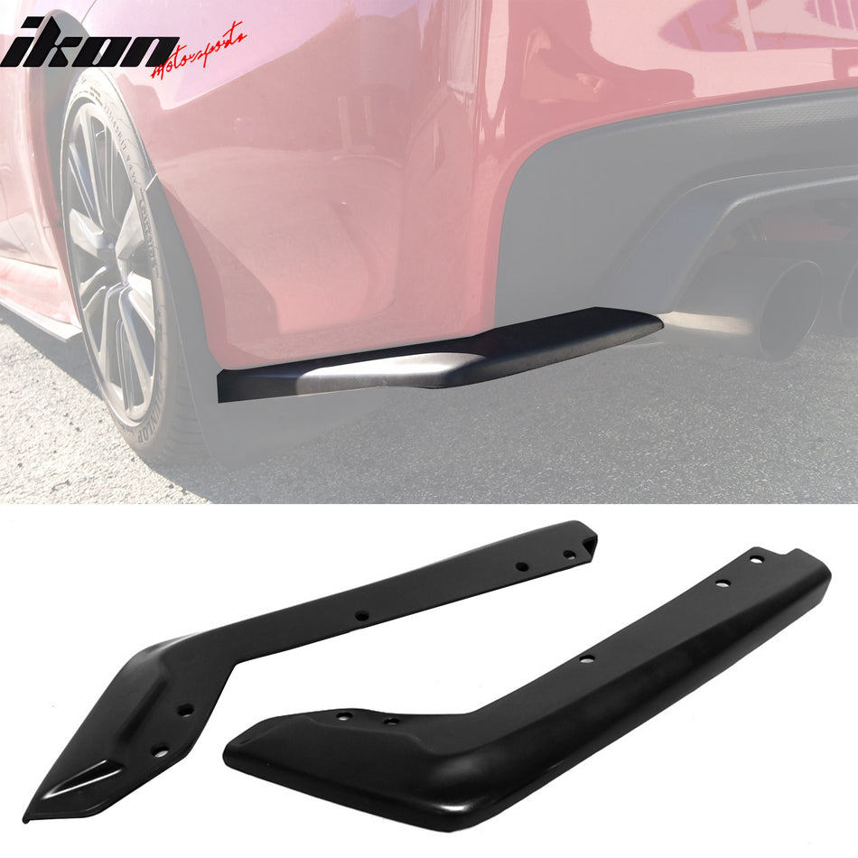 Universal 6.5" x 16" Rear Bumper Lip Lower Side Spat Valance Unpainted