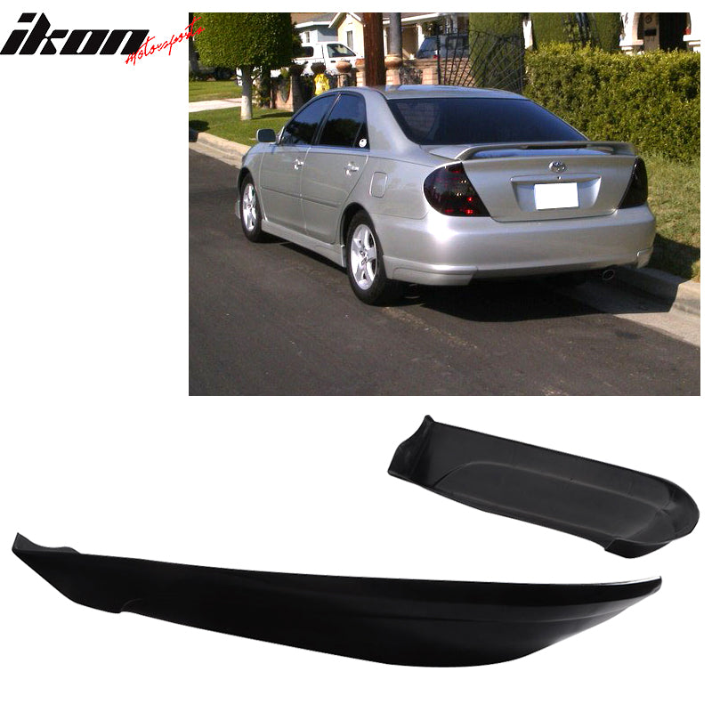 2002-2003 Toyota Camry V Style Unpainted PU Rear Bumper Lip Diffuser