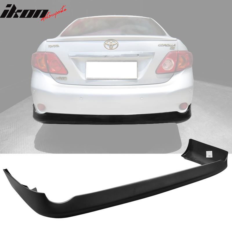 2009-2010 Toyota Corolla OEM Style Unpainted Rear Bumper Lip PP