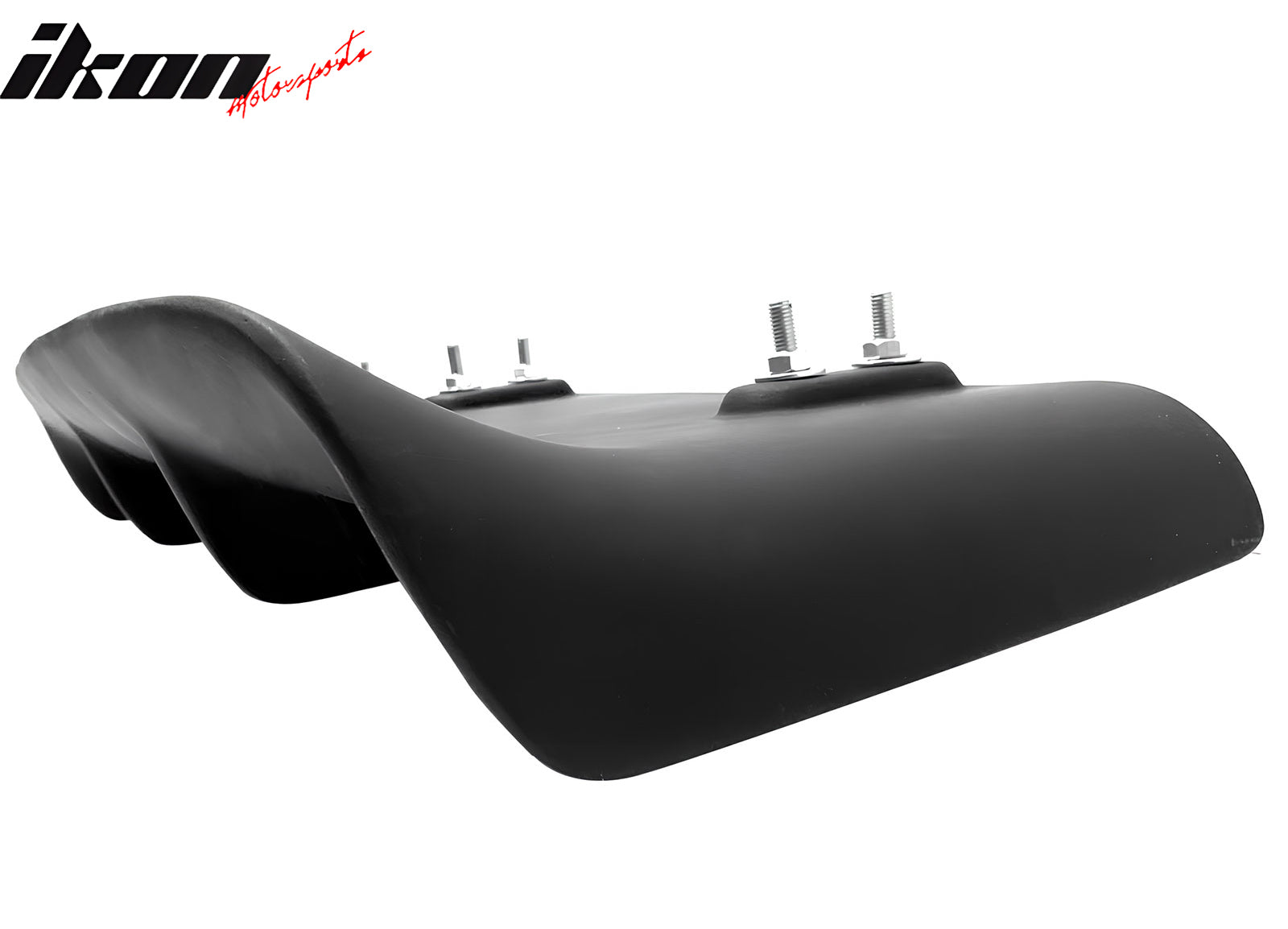 Universal 31"x9" MDA 4-Fin Rear Bumper Lip Diffuser Valance Splitter Matte Black