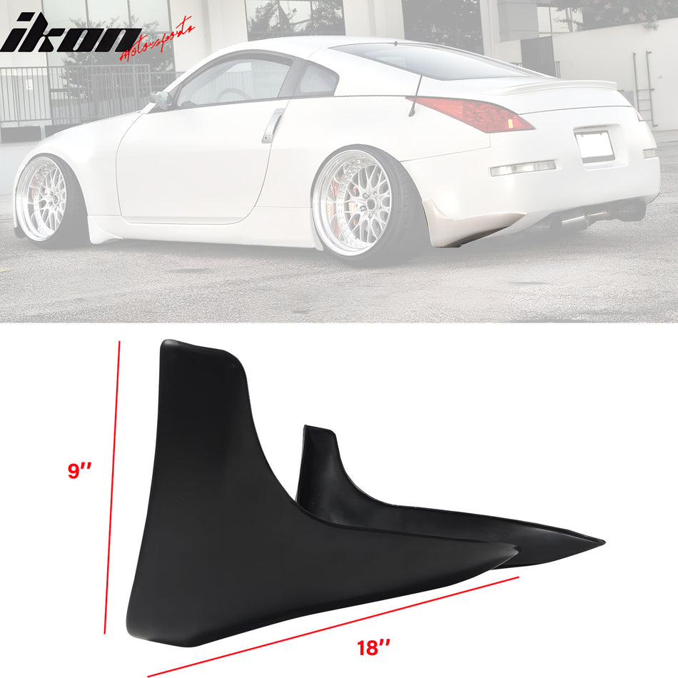 2003-2009 Nissan 350Z Fairlady Z Z33 JDM Style Rear Lip Side Apron