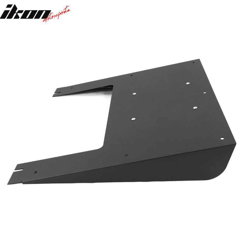 Clearance Sale Universal Rear Bumper Diffuser Lip Splitter Shark Fins Aluminium