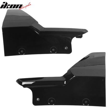 Fits 19-25 BMW G05 X5 M Sport 2PCS Rear Splitter Aprons MP Style Gloss Black