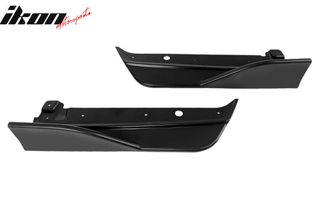 Fits 22-24 Subaru WRX Matte Black D Style Rear Bumper Lip Side Corner Aprons Cap