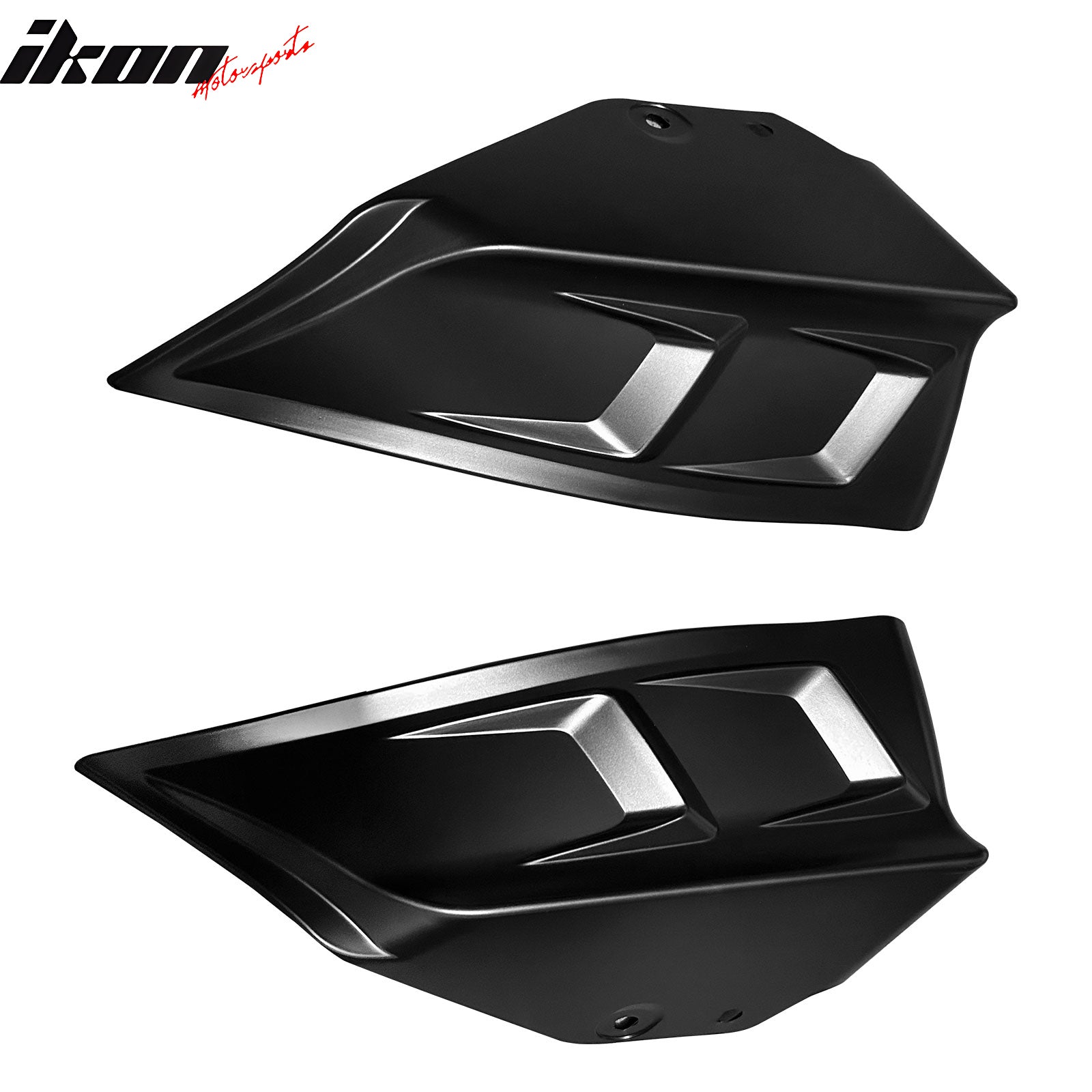 Fits 20-24 Tesla Model Y 4DR Rear Bumper Spoiler Splitters PP 2PCS