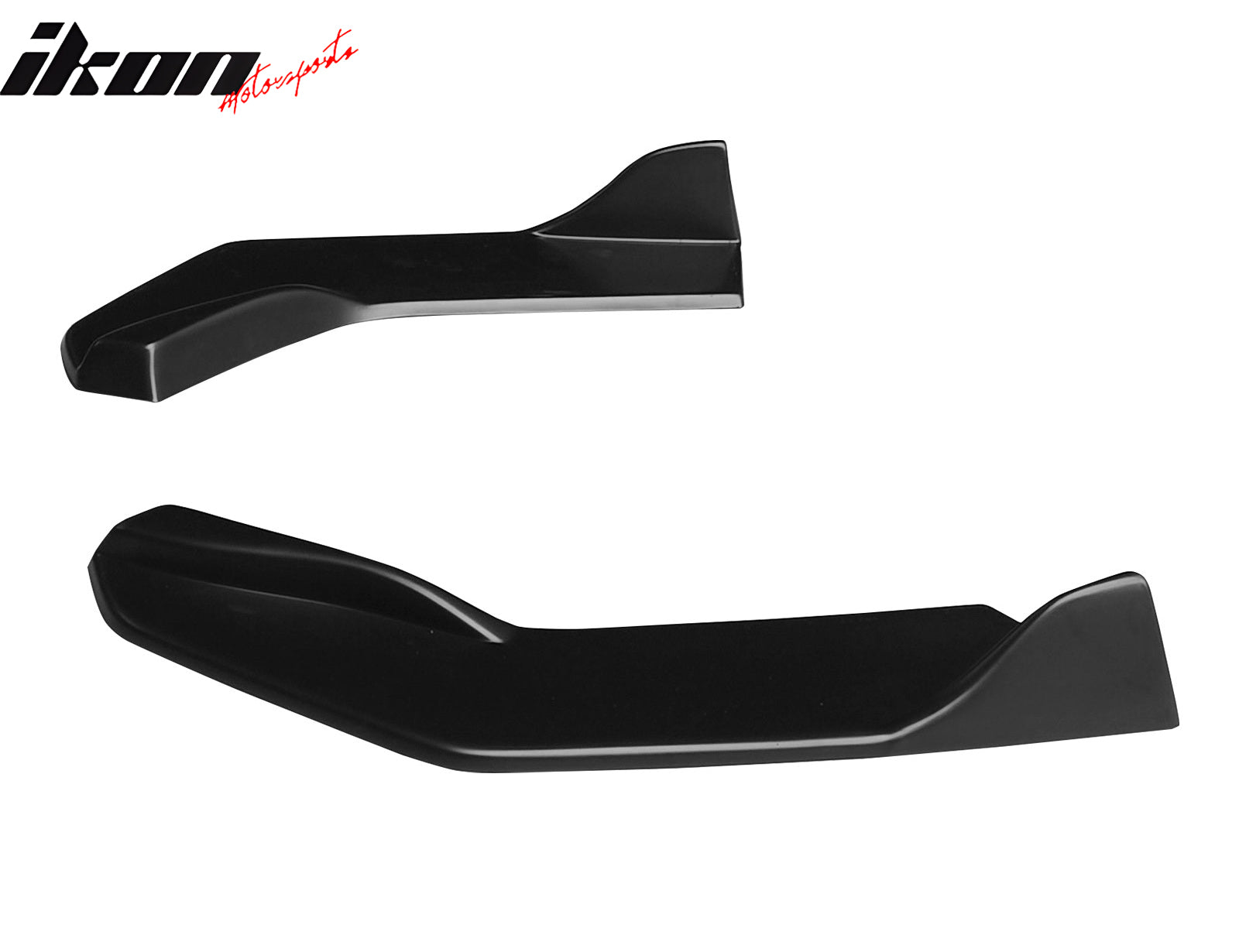 Fits 22-24 Toyota GR86 Subaru BRZ IKON Style Rear Bumper Aprons Matte Black ABS