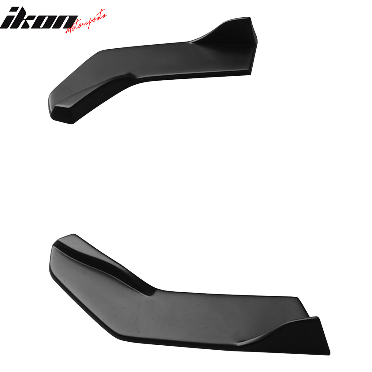 Fits 22-24 Toyota GR86 Subaru BRZ IKON Style Rear Bumper Aprons Matte Black ABS