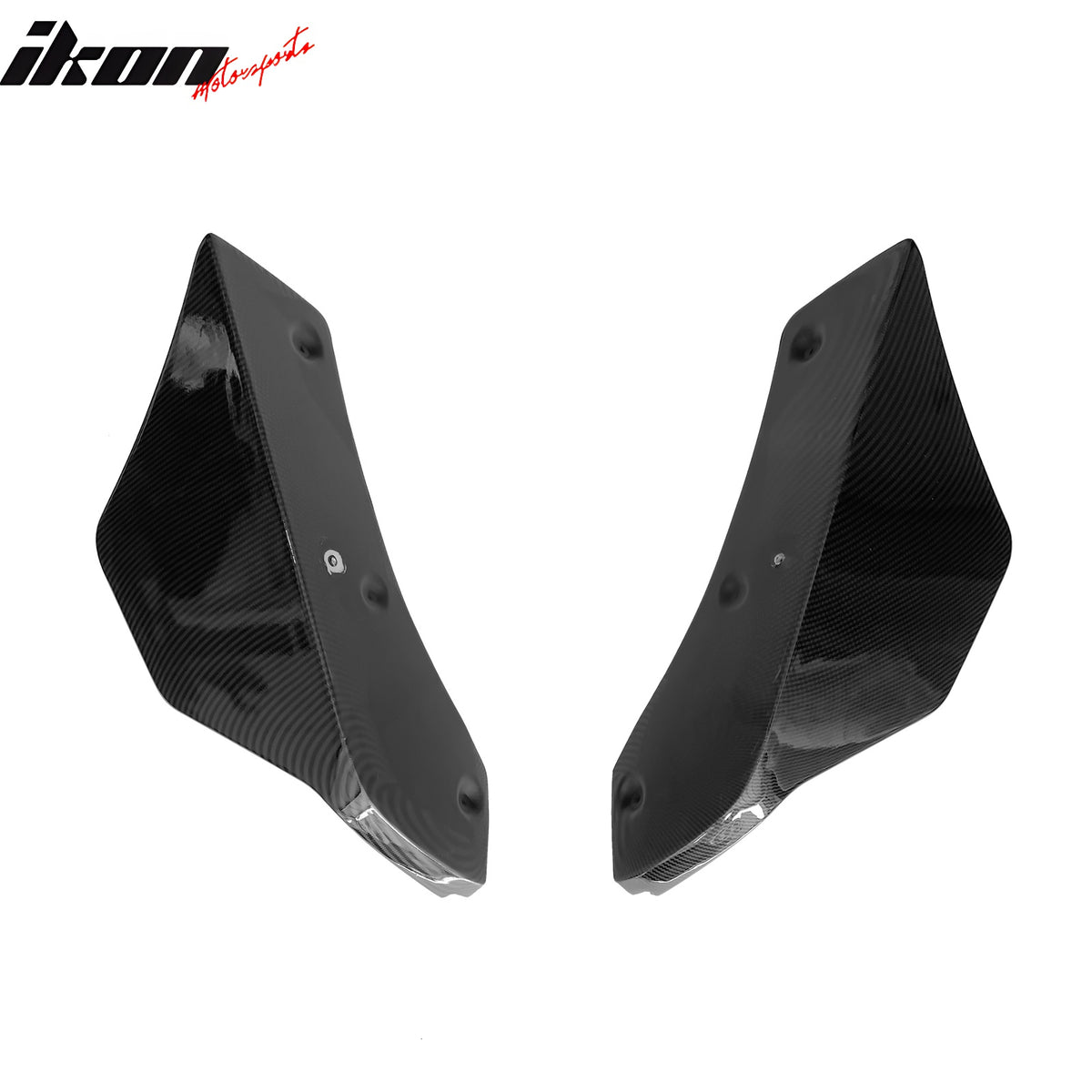 For 20-24 Toyota GR Supra Rear Bumper Splitters AG Carbon Fiber Print Side Apron