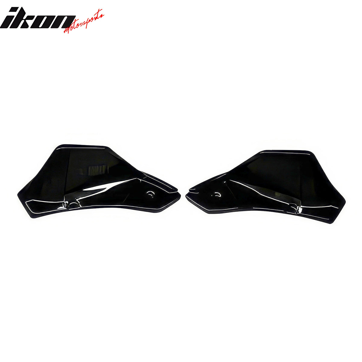 Fits 20-24 Toyota GR Supra Rear Bumper Splitters AG Style Gloss Black Side Apron