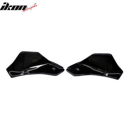 Fits 20-24 Toyota GR Supra Rear Bumper Splitters AG Style Gloss Black Side Apron