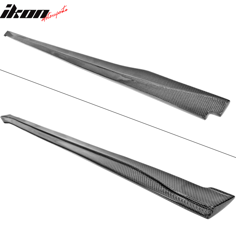 Fits 14-20 BMW F32 F33 M-Tech M Sport IKON Side Skirts 2PC - Matte Carbon Fiber