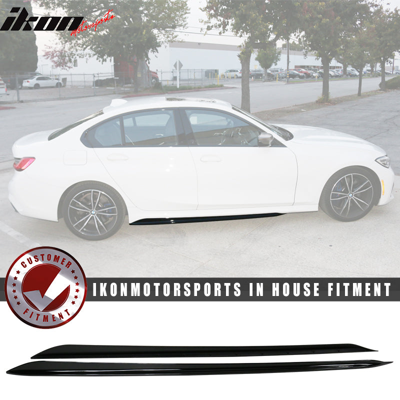 2019-2023 BMW G20 M Sport Bumper M-Performance Gloss Side Skirts ABS