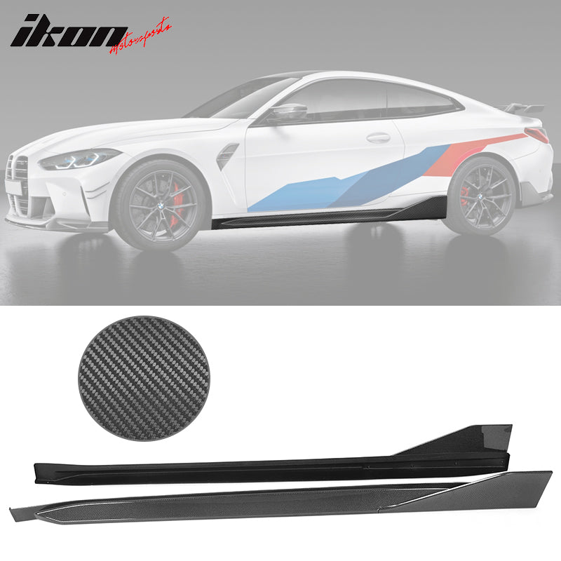 2021-2025 BMW G82 G83 M4 MP Style Side Skirts Carbon Fiber