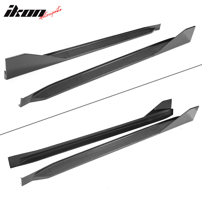 Fits 21-25 BMW G82 G83 M4 MP Style Carbon Fiber Side Skirts Rocker Panels 2PC