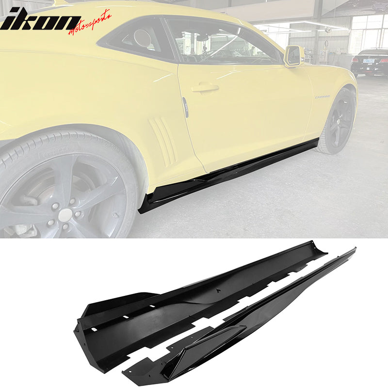 Fits 10-15 Chevy Camaro IKON V2 Style Side Skirts Rocker Panels PP