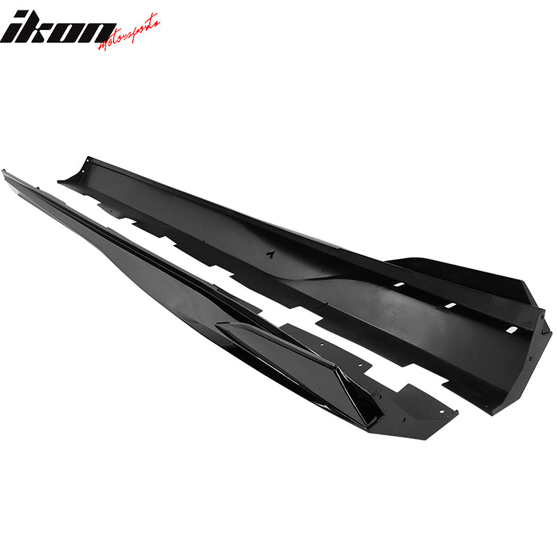 Fits 10-15 Chevy Camaro IKON V2 Style Side Skirts Rocker Panels PP