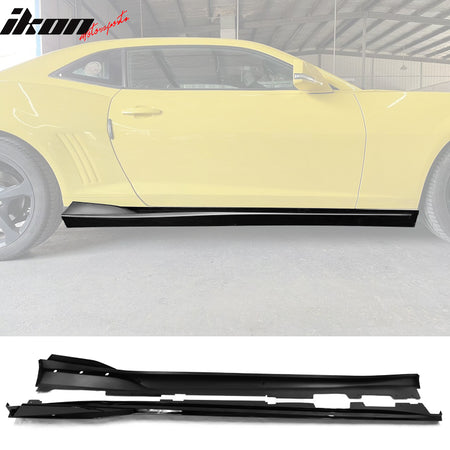 For 16-24 Chevy Camaro Ikon V2 Style Side Skirts Rocker Panel 4PC PP