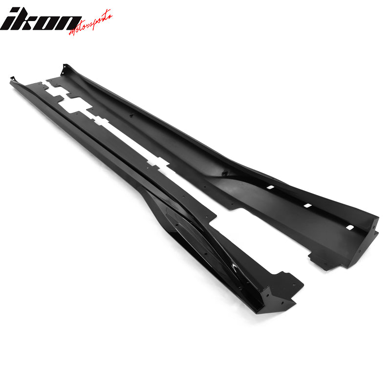 For 16-24 Chevy Camaro Ikon V2 Style Side Skirts Rocker Panel 4PC PP