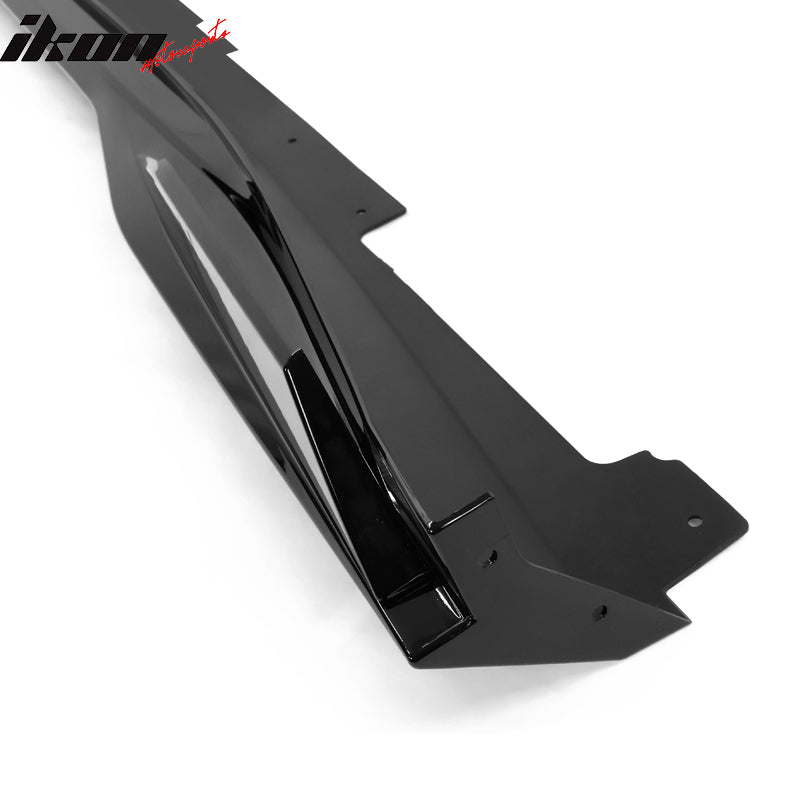 For 16-24 Chevy Camaro Ikon V2 Style Side Skirts Rocker Panel 4PC PP