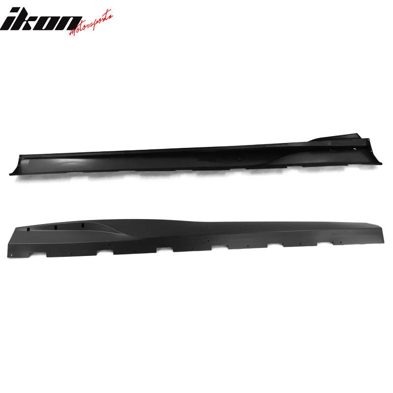 For 16-24 Chevy Camaro Ikon V2 Style Side Skirts Rocker Panel 4PC PP