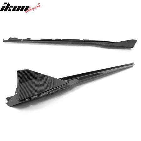 For 16-24 Chevy Camaro Ikon V3 Style Side Skirts Rocker Panel 4PC PP