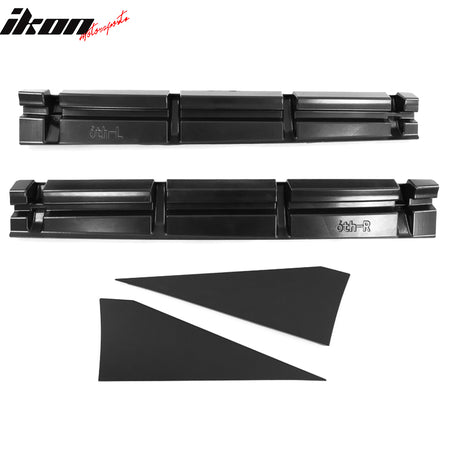 For 16-24 Chevy Camaro Ikon V3 Style Side Skirts Rocker Panel 4PC PP