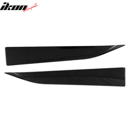 Fits 16-24 Chevy Camaro Rocker Style Side Skirts Extension 2PCS PP