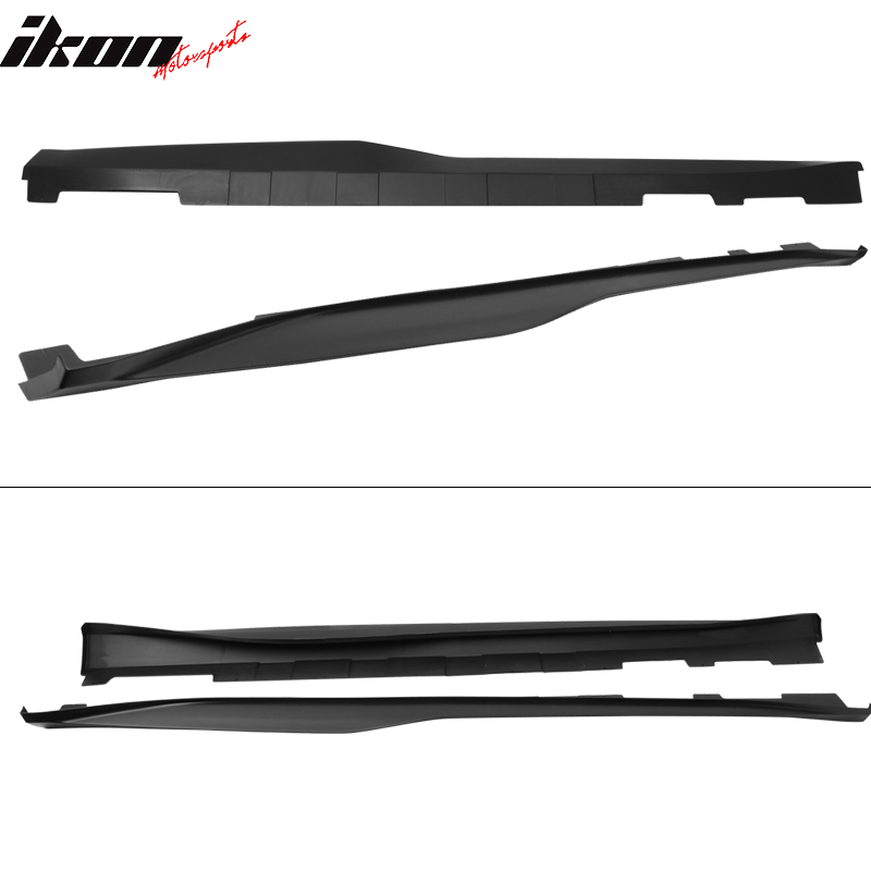 Fits 16-24 Chevy Camaro ZL1 Style Side Skirts Panel Extension 2PC - Carbon Fiber