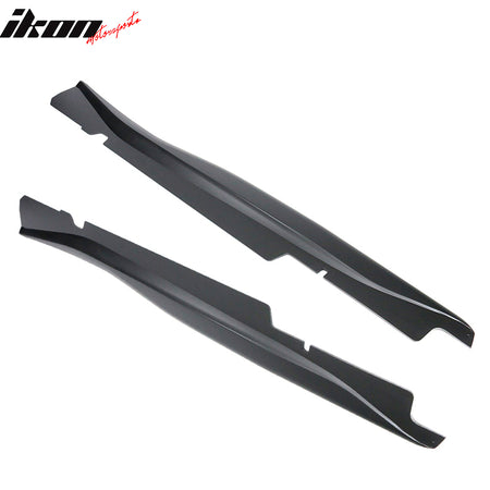 Fits 14-19 Chevy Corvette C7 Z06 Style Side Skirts Rocker Panel ABS Matte Black