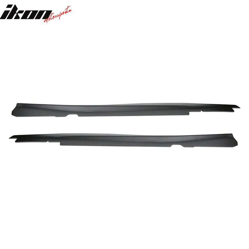 Fits 14-19 Chevy Corvette C7 Z06 Style Side Skirts Rocker Panel ABS Matte Black