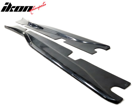 Fits 14-19 Chevy Corvette C7 Z07 Style Side Skirts Rocker Panel Lip Splitter PU