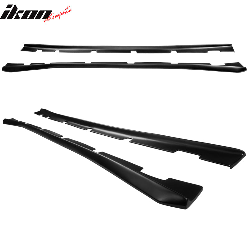 Fits 11-23 Dodge Charger Side Skirts Extension Matte Black Pair - PP