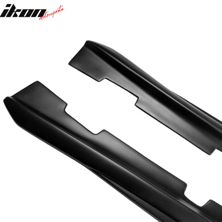 Fits 11-23 Dodge Charger PP 2PCS Side Skirts Extension Rocker Panels Matte Black