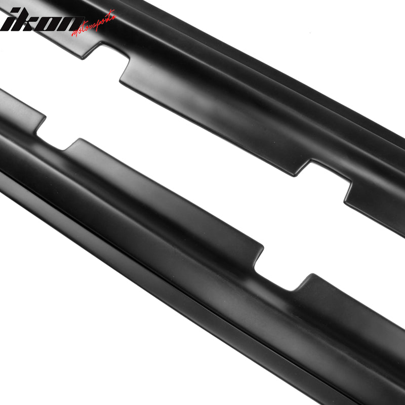 Fits 11-23 Dodge Charger PP 2PCS Side Skirts Extension Rocker Panels Matte Black