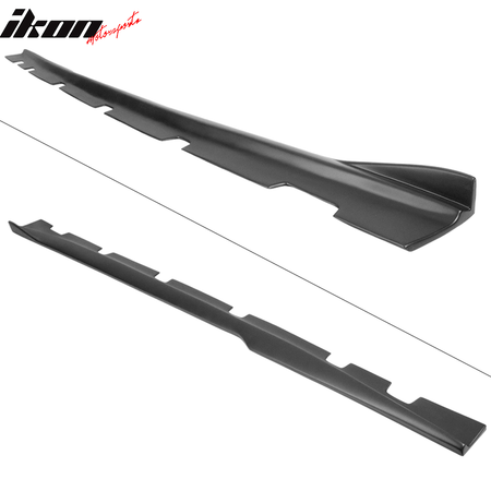 Fits 11-23 Dodge Charger V3 Style Side Skirts Rocker Panel 2PC - Polypropylene