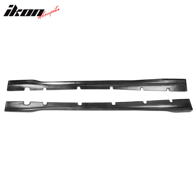 Fits 20-23 Charger SRT Widebody PP Side Skirts Diffuser Lips Carbon Fiber Print