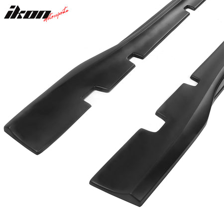 Fits 20-23 Dodge Charger SRT Widebody PP Side Skirts Diffuser Lips - Matte Black