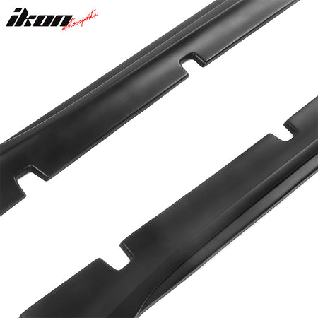 Fits 20-23 Dodge Charger SRT Widebody PP Side Skirts Diffuser Lips - Matte Black