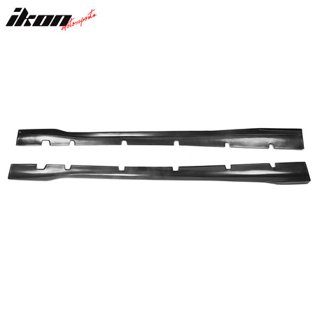 Fits 20-23 Dodge Charger SRT Widebody PP Side Skirts Diffuser Lips - Matte Black